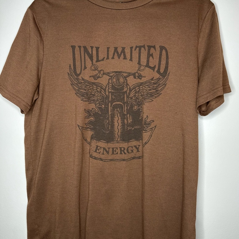 SHEIN Brown Graphic Tee